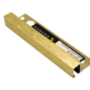 brushed gold finish